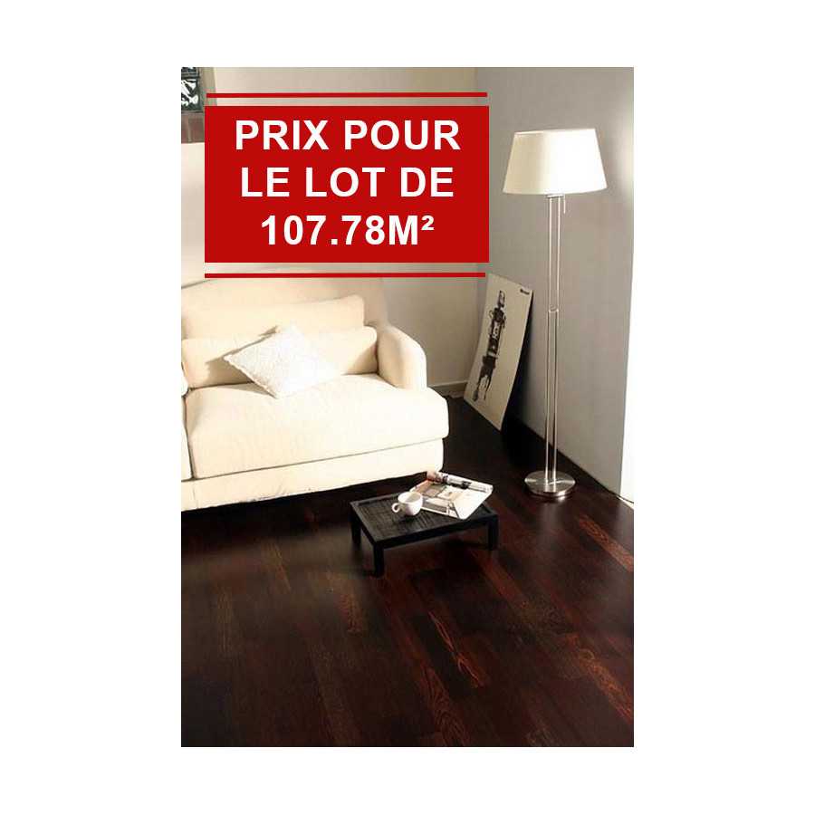 WENGE CONTRECOLLE 3 FRISE HUILE BIOTEC 180x13.5x L2200mm - PRIX POUR LE LOT DE 107.78M²