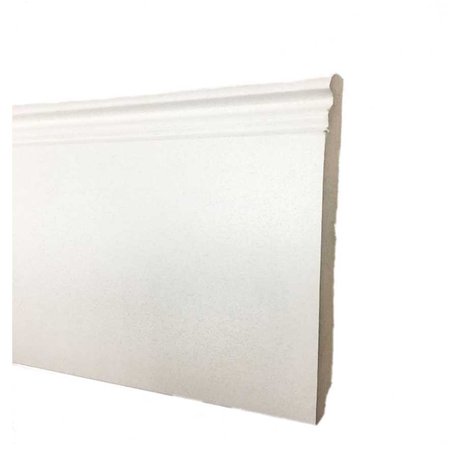 PLINTHE MDF 100x19x2500mm MOULURE BLANCHE