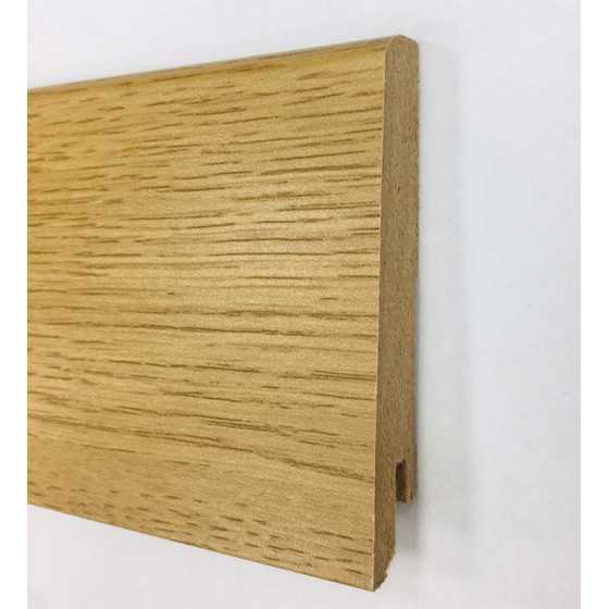 plinthe mdf chene 80x15 dinachoc p802 - certifié pefc 70% - certifié pefc 70%