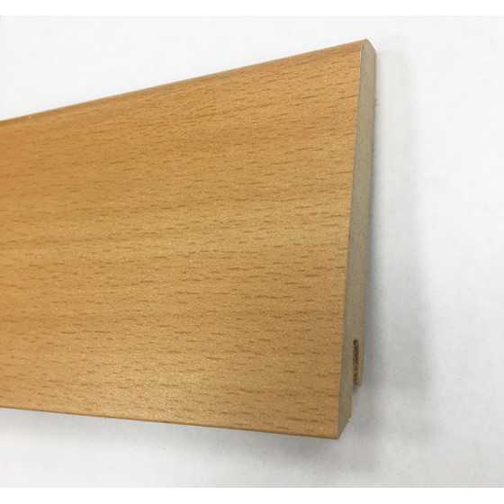 plinthe mdf hetre 80x15 dinachoc p805 - certifié pefc 70%