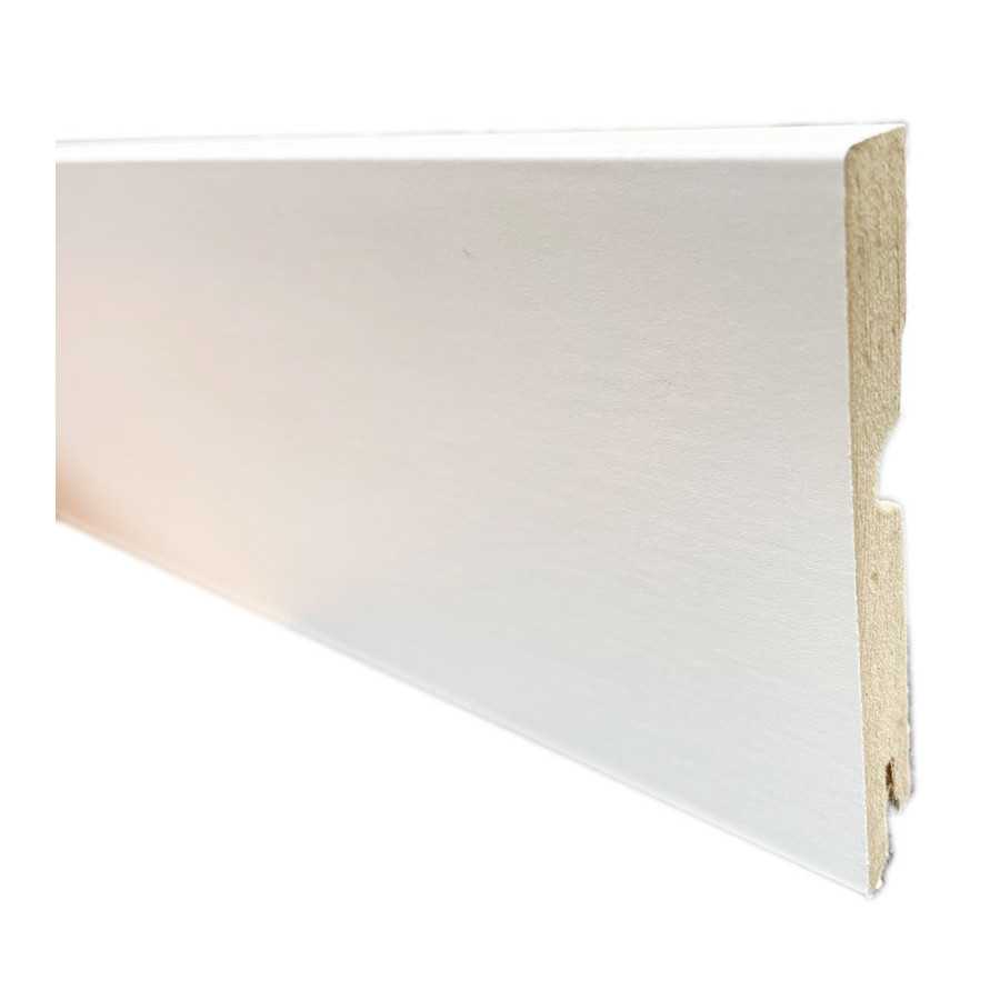 plinthe mdf blanc 95x15 dinachoc bords carres - certifié pefc 70%