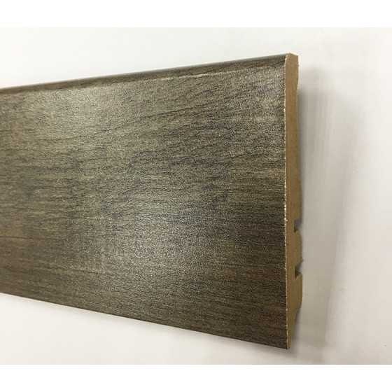 MDF Skirting Board In Dark Oak Réglisse Finish %separator% %shop-name%
