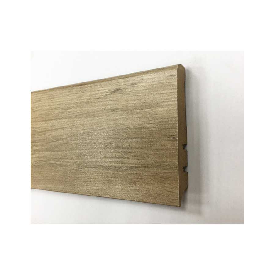 PLINTHE MDF FINITION CHENE GRIS VERT MADRID 80X15 (1140)