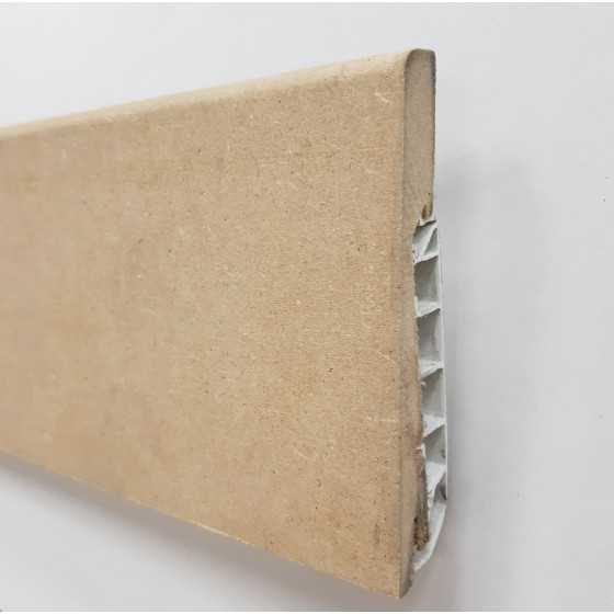 Plinthe Électrique avec Goulotte MDF Brut