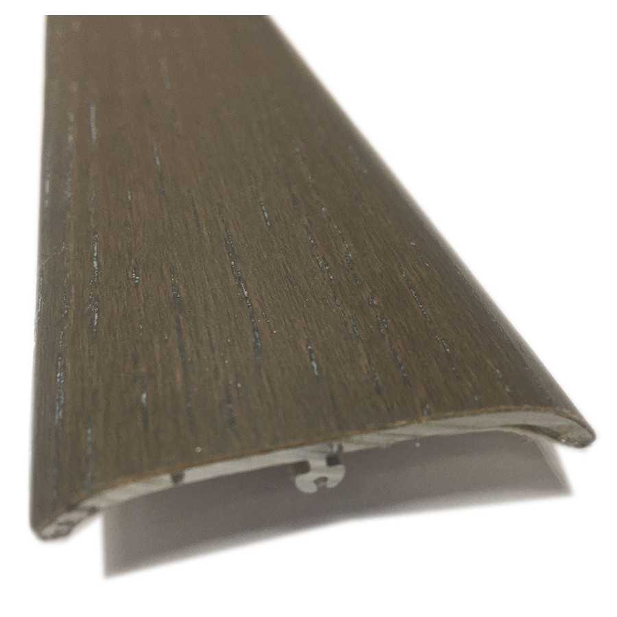 BARRE DE SEUIL 3en1 48.5x900x0-27 GRIS FONCE FUME