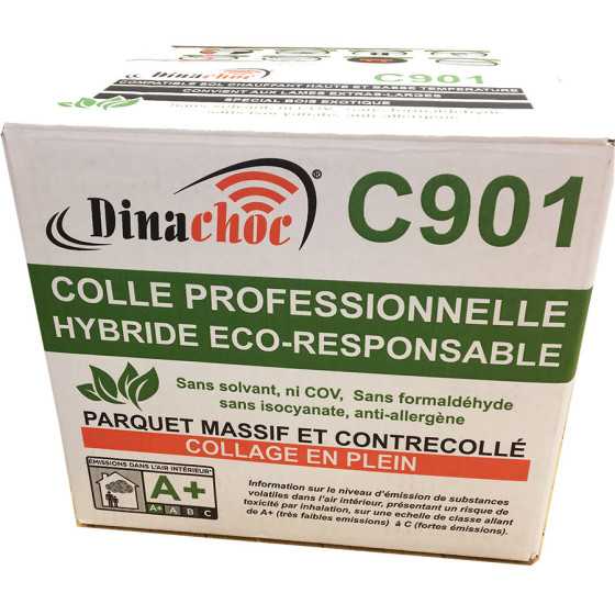 colle dinachoc c901 15kg hybride spatulable ec1 ecologique classe a+ pro 3db