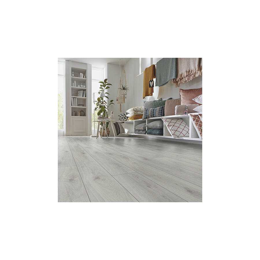 chene prestige blanc stratifie decoart - gamme monaco - 1380mmx157mmx10mm - certifié fsc mix credit