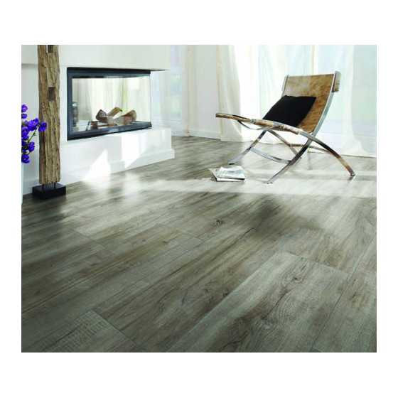 CHENE MONTMELO ARGENT STRATIFIE DECOART - GAMME MONACO - 1380mmX157mmX10mm - Certifié FSC Mix Credit