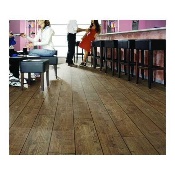 PARQUET SOL STRATIFIE DECOART - ROUTE DES VINS FONCE - GAMME MILAN - 1380mmX193mmX8mm - Certifié FSC Mix Credit