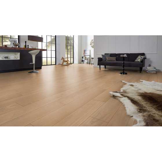 parquet sol stratifie decoart - chene waveless nature – gamme milan - 1380mmx193mmx8mm - certifié fsc mix credit