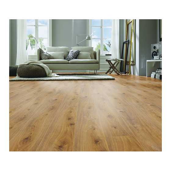 parquet sol stratifie decoart - chene prestige clair - gamme milan - 1380mmx193mmx8mm - certifié fsc mix credit