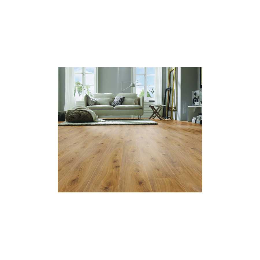 parquet sol stratifie decoart - chene prestige clair - gamme milan - 1380mmx193mmx8mm - certifié fsc mix credit