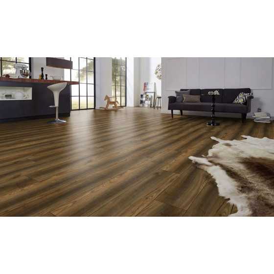 parquet sol stratifie decoart – chene port - gamme milan - 1380mmx193mmx8mm - certifié fsc mix credit