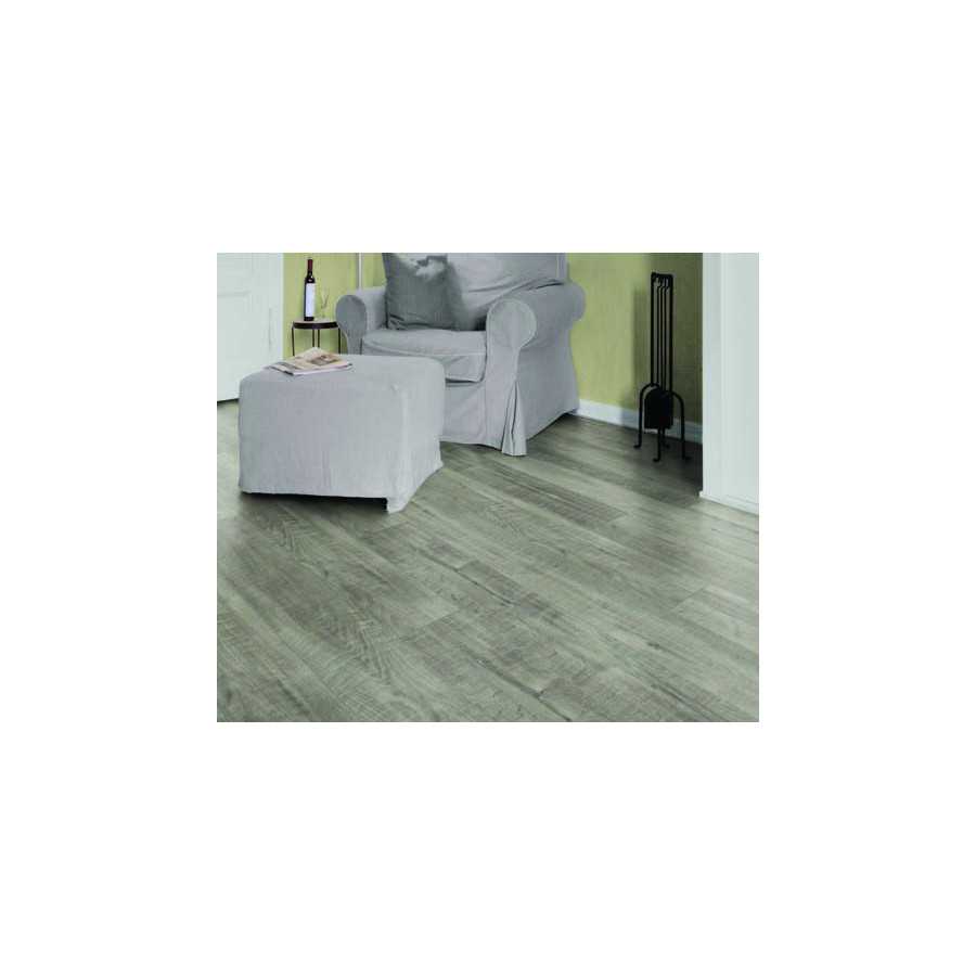 PARQUET SOL STRATIFIE DECOART - CHENE GALA GRIS - GAMME MILAN - 1380mmX193mmX8mm - Certifié FSC Mix Credit