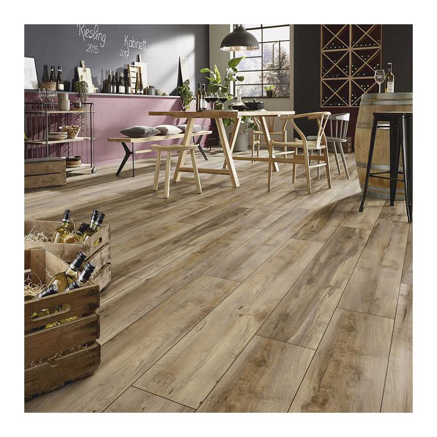 PARQUET SOL STRATIFIE DECOART - ERABLE DU CANYON - GAMME MILAN - 1380mmX193mmX8mm - Certifié FSC Mix Credit