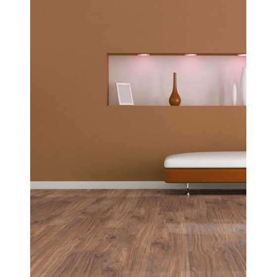 parquet sol stratifie decoart - noyer morris - extra brillant - gamme venise - 1220mmx193mmx8mm 