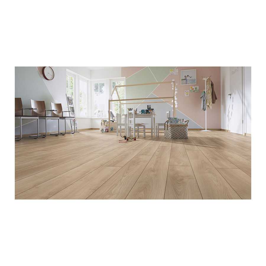 CHENE STRATIFIE DECOART MAKRO CLAIR - GAMME ST TROPEZ - 1845mmX188mmX12mm - Certifié FSC Mix Credit