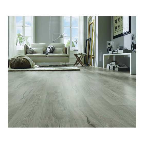 chene stratifie decoart magnum gris  - gamme amsterdam - 1845mmx244mmx10mm - certifié fsc mix credit