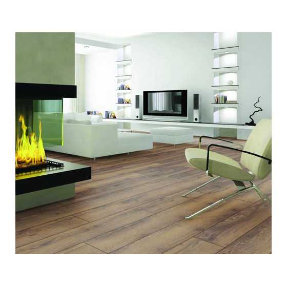 CHENE STRATIFIE DECOART MONTAGNE BRUN - GAMME AMSTERDAM - 1845mmX244mmX10mm - Certifié FSC Mix Credit