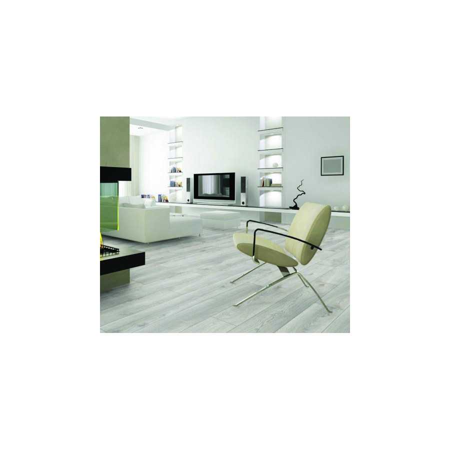 CHENE STRATIFIE DECOART MAKRO BLANC - GAMME AMSTERDAM - 1845mmX244mmX10mm - Certifié FSC Mix Credit