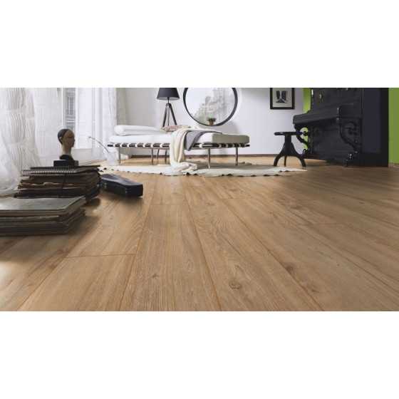 PARQUET SOL STRATIFIE DECOART CHENE AMERICO CLAIR STRATIFIE - GAMME MIAMI - 1375mmX188mmX12mm - Certifié FSC Mix Credit