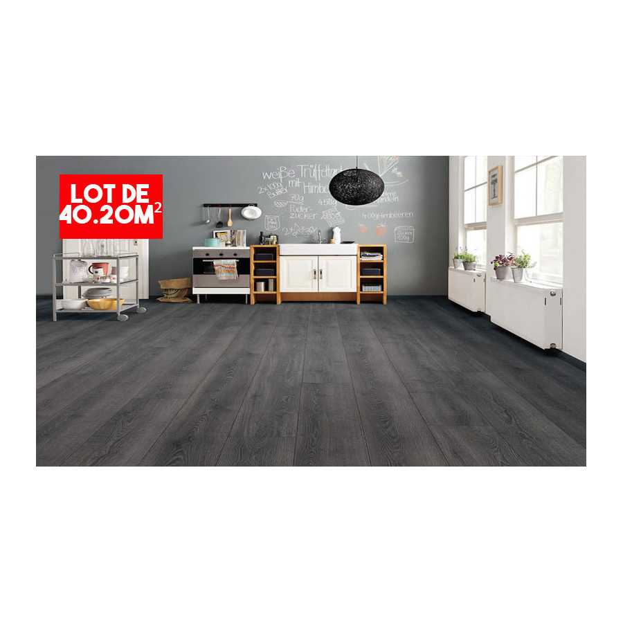 HARO Sol Stratifié TRITTY 100 Gran Via 4V Chêne Contura noir* authentic Top Connect PRIX POUR LE LOT DE 40.20M²