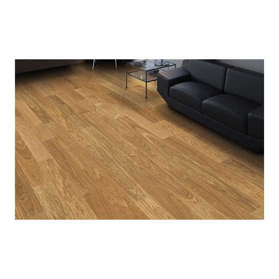 haro parquet 4000 planche large prestige chêne markant permadur rainure & languette 120mm x10mm (compatible avec sol rafraîchiss