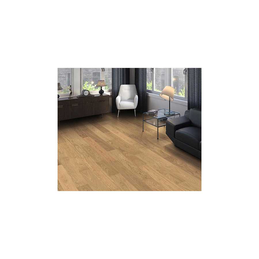 HARO PARQUET 4000 Planche large Prestige Chêne invisible Markant permaDur Rainure & languette 120x10mm (compatible avec sol rafr