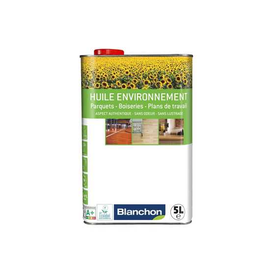 huile environnement blanchon 5l aspect bois brut blanchon capacite 15m²/l (huile pour bois clair, blanchit)