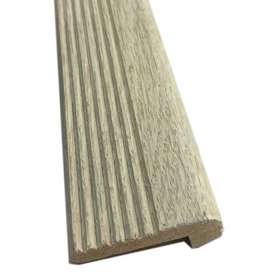 nez de marche chene massif brut rainuré à coller 1m 40*20 (003286) | Accueil | Premibel Parquet