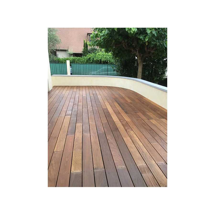 LAME DE TERRASSE IPE BRUT DECK 2 FACES LISSES 140mm x 19mm x L900-970-1250mm