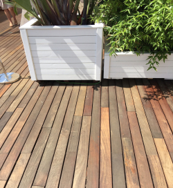 lame de terrasse daisy ipe brut deck clipsable 1 face lisse 140x19x l600mm - lot de 13.19m²
