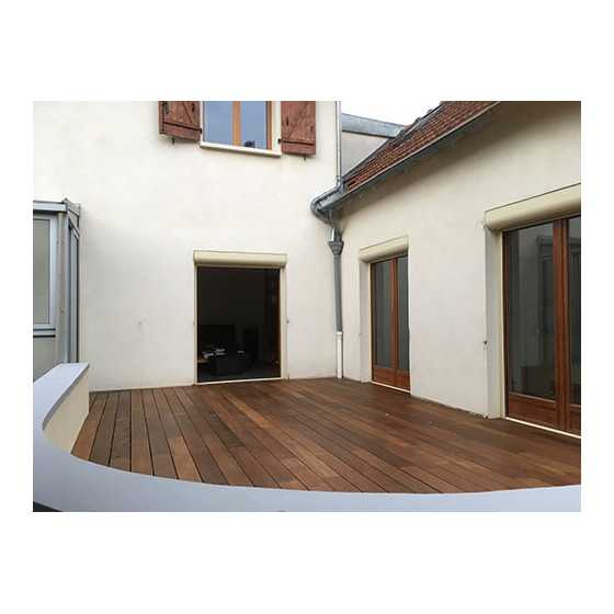 lame de terrasse awa ipe brut deck clipsable striee 145x21x l950mm