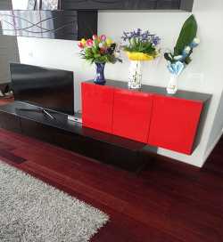 Kempas Massif Verni Teinte Aubergine - 90mm - Lot de 37,79m²