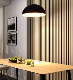 "De l'Aube" Wall Panel Golden Oak & Black %separator% %shop-name%