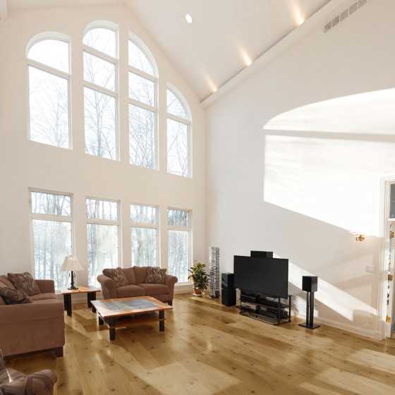 Chêne Contrecollé Verni Brossé Rustique Apollon Naturel | Parquet Flottant Chêne Verni | Premibel Parquet
