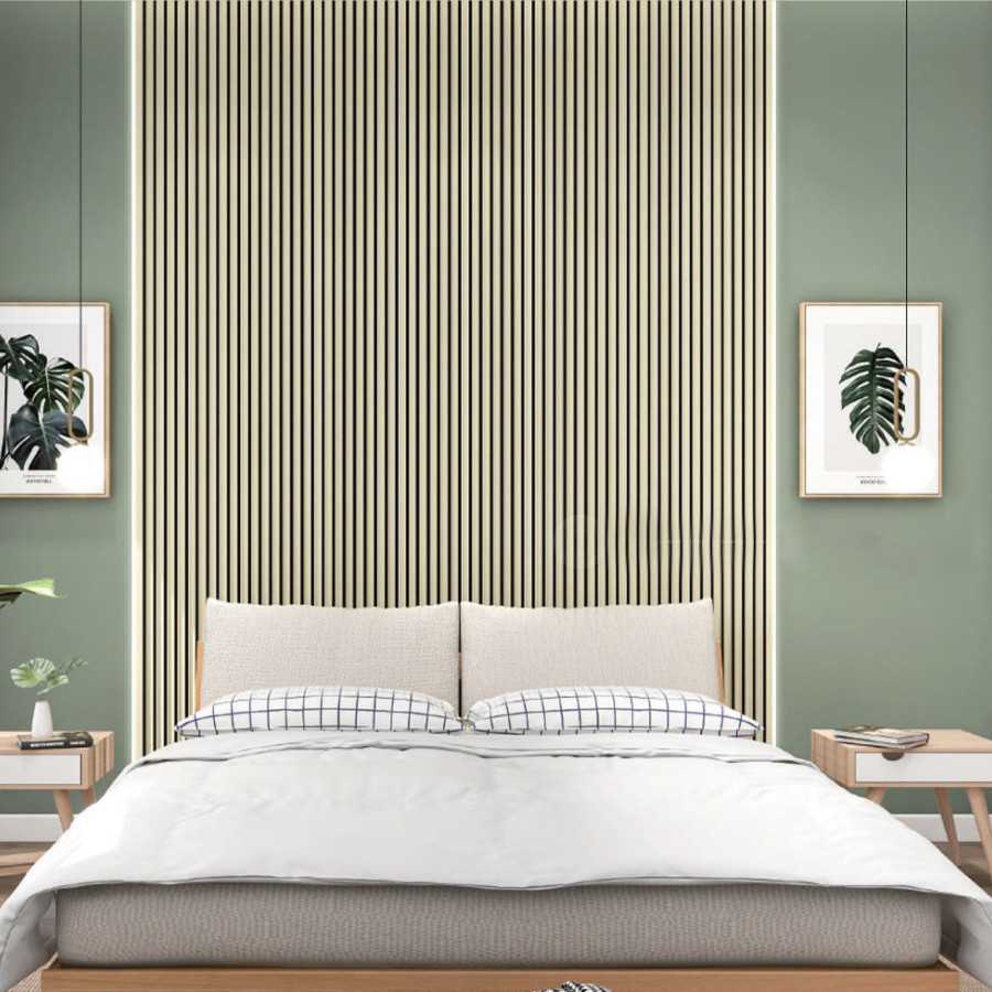 Panneau Acoustique Décoratif Mural du Silence en MDF PET Finition Ivoire sur Fond Noir | Panneaux Muraux | Premibel Parquet Panneau Acoustique Décoratif Mural du Silence en MDF PET Finition Ivoire sur Fond Noir | Panneaux Muraux | Premibel Parquet