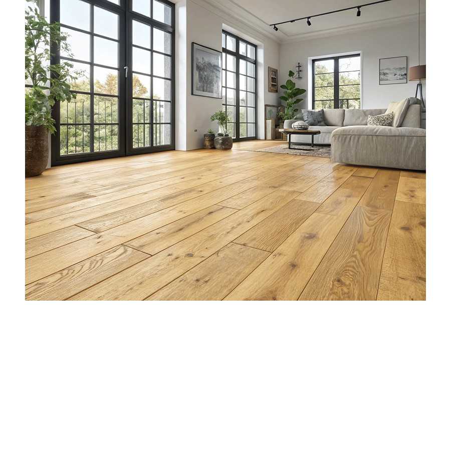 Chêne Massif Verni Brossé Rustique Naturel Terre du Sud - 125 x 15mm | Solid Varnished Oak Parquet | Premibel Parquet Chêne Massif Verni Brossé Rustique Naturel Terre du Sud - 125 x 15mm | Solid Varnished Oak Parquet | Premibel Parquet