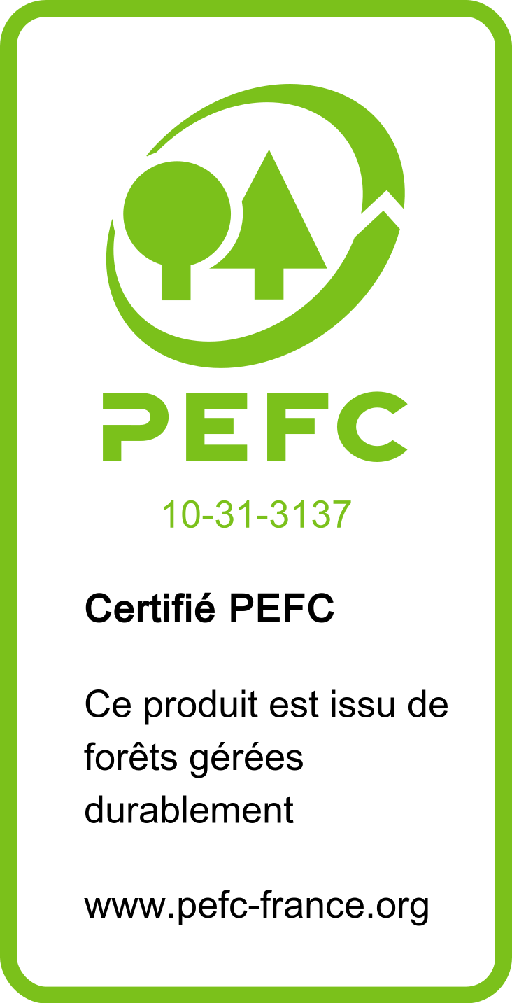 Certification PEFC 100% Premibel
