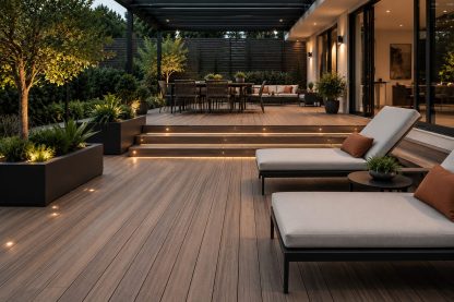 LAME DE TERRASSE COMPOSITE IPE CLIPSABLE 145X22X2200mm