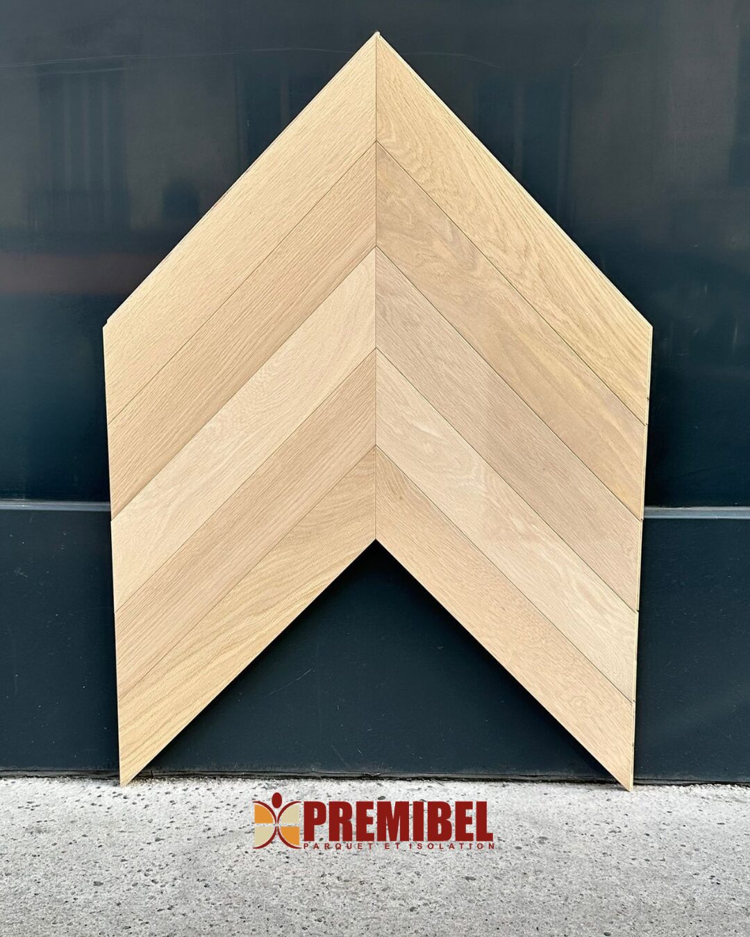 POINT DE HONGRIE CONTRECOLLE VERNI BROSSE PR BIS INVISIBLE 92x15x520mm - 4mm de couche d'usure Certifié FSC 100 %