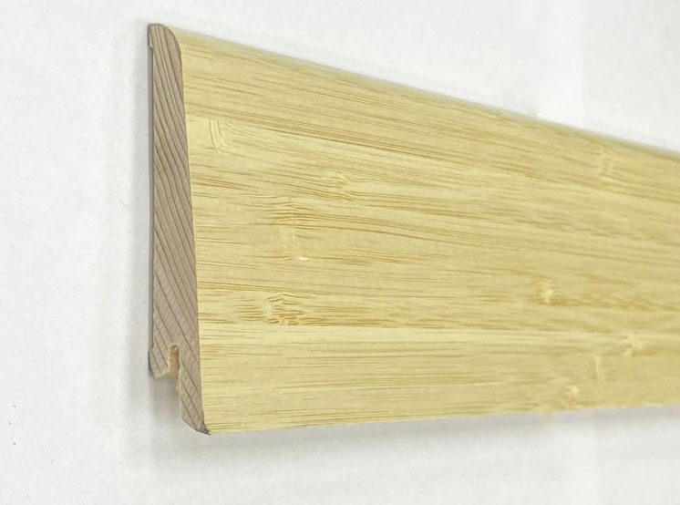 PLINTHE DOUBLE ESSENCE PLACAGE BAMBOU CLAIR VERNI 80x15x2500 DINACHOC - Premibel Parquet PLINTHE DOUBLE ESSENCE PLACAGE BAMBOU CLAIR VERNI 80x15x2500 DINACHOC - Parquet ml - Premibel Parquet