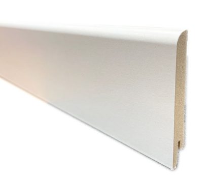 Plinthe mdf blanc 80X15mm