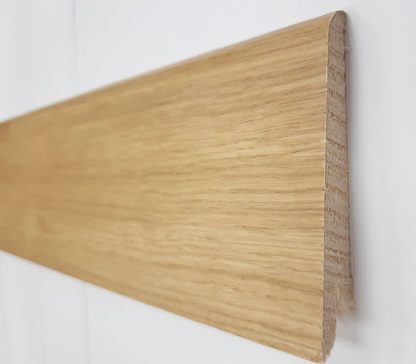 Plinthe plaquee bois chêne naturel 80X15X2500mm