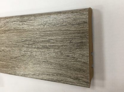 PLINTHE MDF FINITION CHENE GRIS TITANE ARGENT 80X15 (1040)