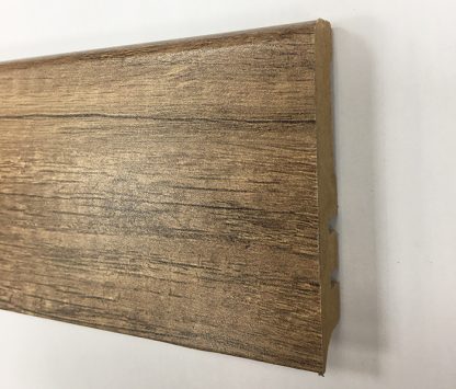 Plinthe mdf finition chêne cairo choco 80X15mm