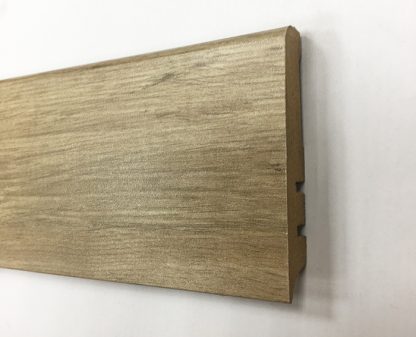 Plinthe mdf finition chêne gris vert madrid 80X15mm