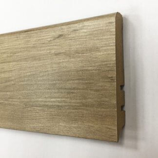 PLINTHE MDF FINITION CHENE GRIS VERT MADRID 80X15 (1140)