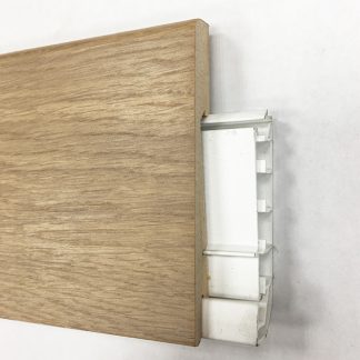 APLINE002-a0b7d13957a2 Plinthe electrique avec goulotte placage chêne brut