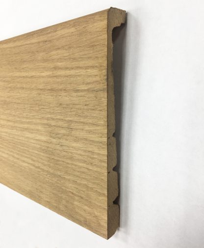 PLINTHE DE RECOUVREMENT chêne BRUT 130x16x2200mm